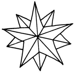 star ornament coloring page Christmas coloring page for children religious