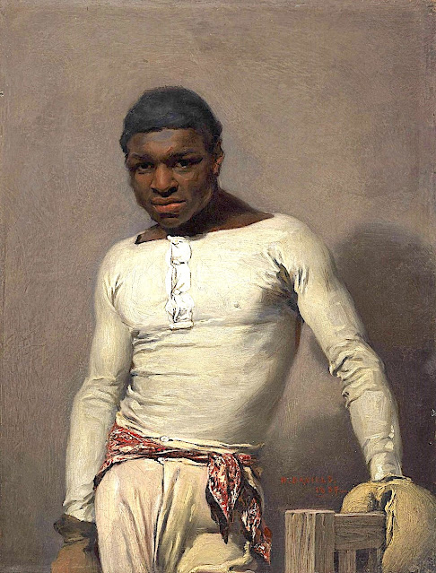 William Daniels (1813-1880) Portrait of London-born Boxer, James Wharton, 1839. V&A Museum, London