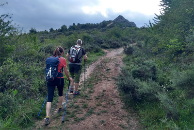 Camino hacia la primera de las 'Peñas' 