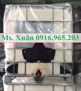 Bồn ibc 1000 lít đựng phụ gia công nghiệp