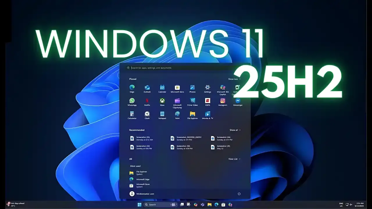 Windows 11 25H2 Download Windows 11 25H2 Download