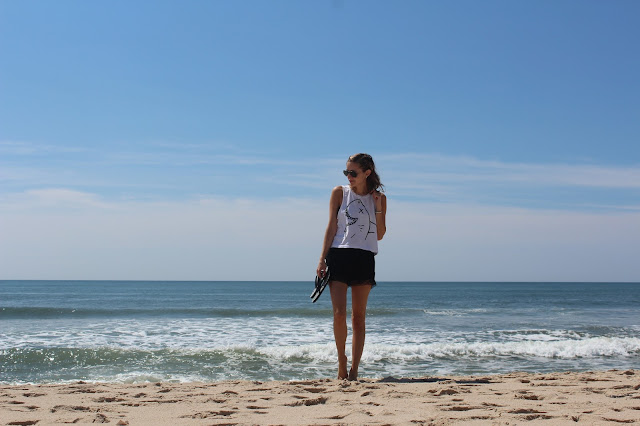 shorts as beach cover up