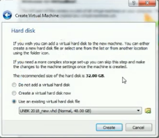  maka langkah berikutnya yang harus dilaksanakan yakni  Cara Membuat Virtual Mesin UNBK yang Benar