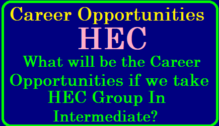 What will be the Career Opportunities if we take the HEC Group in Intermediate? What career options are present for a person who opted CEC and HEC groups in Intermediate | Career options after 12th(HEC)? | Career with HEC… Best courses with Economics | what-will-be-career-opportunities-if-we-take-HEC-group-in-intermediate Here we are providing a pdf in which complete information will be there regarding courses to be taken if we choose HEC group in Intermediate and also information about the career opportunities , what type of jobs we can choose if we take HEC Group in Intermediate/2019/05/what-will-be-career-opportunities-if-we-take-HEC-group-in-intermediate.html