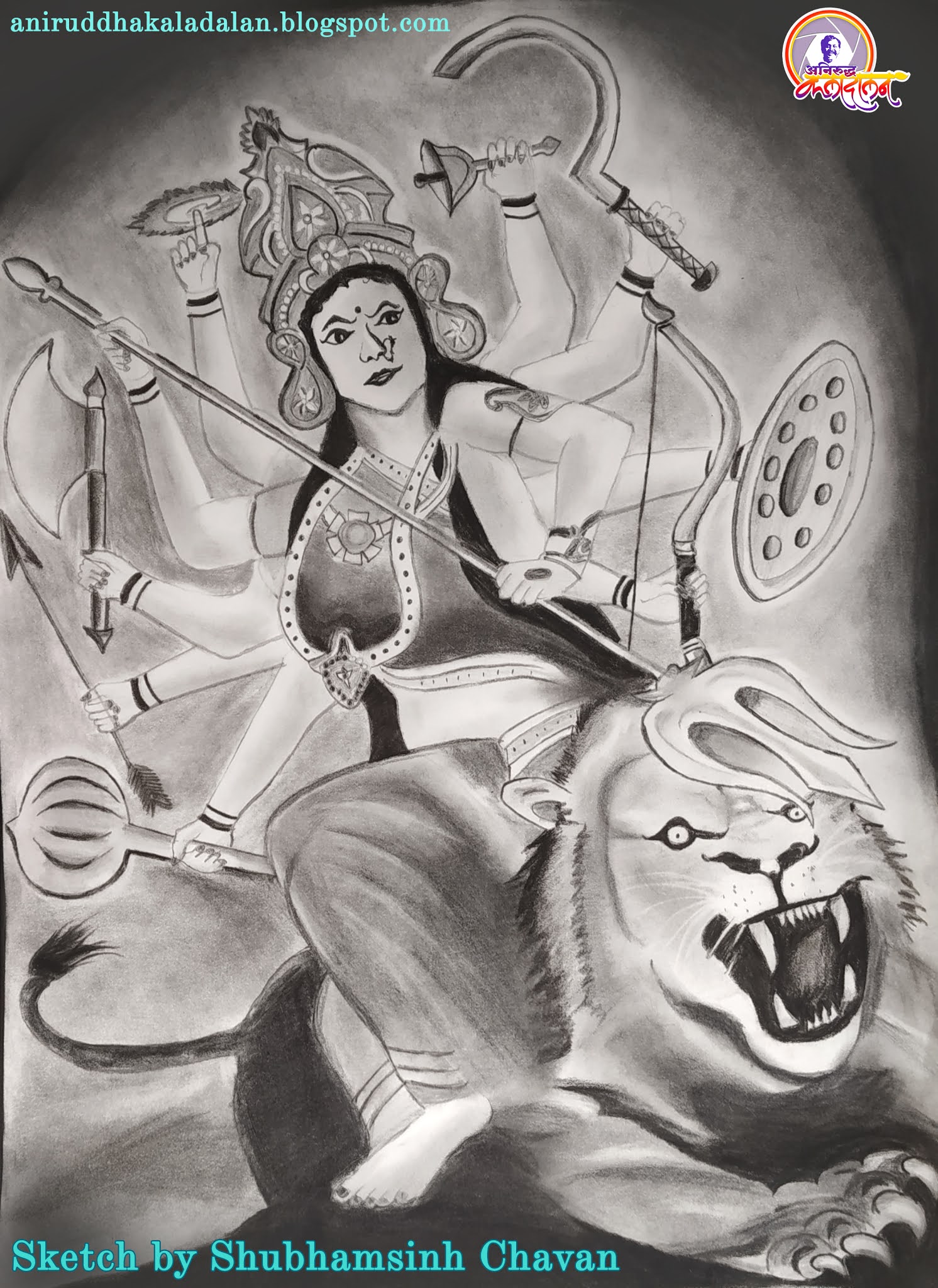 Discover more than 156 sketch durga maa drawing latest