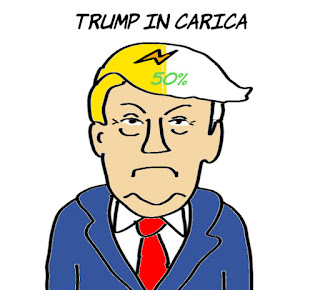 trump, incarico, casa bianca, satira, vignetta, 