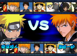 One Piece vs Naruto vs Bleach