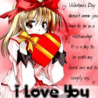 Anime Valentine Day Cards