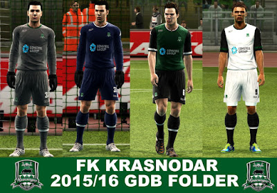 PES 2013 FK KRASNODAR 2015/16 Kits by argy