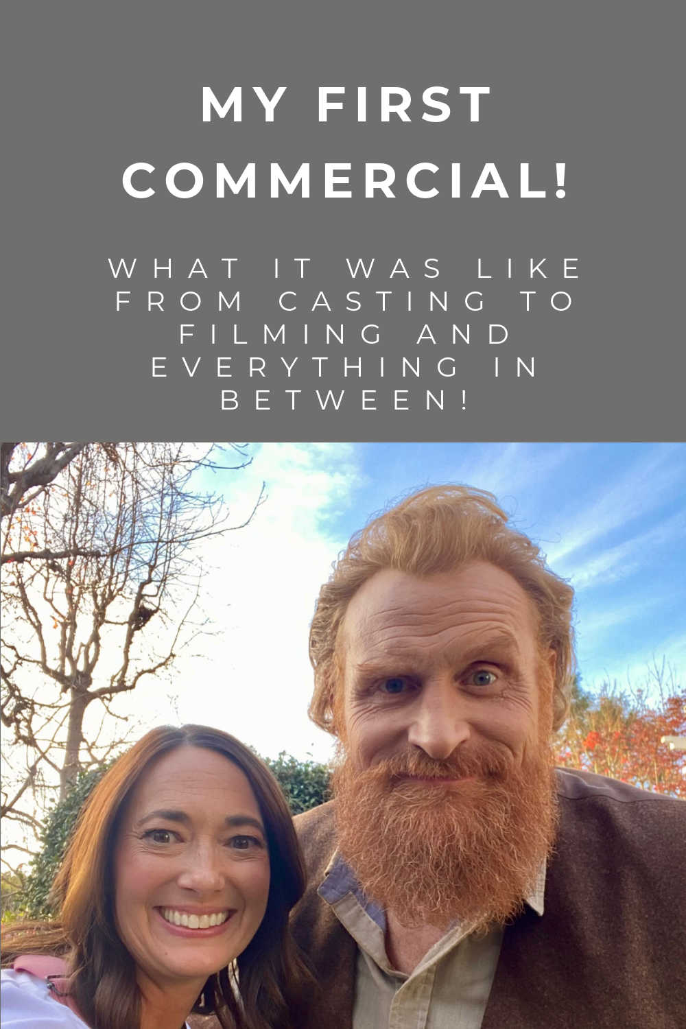 BEING CAST AND FILMING MY FIRST COMMERCIAL WHAT IT WAS REALLY LIKE