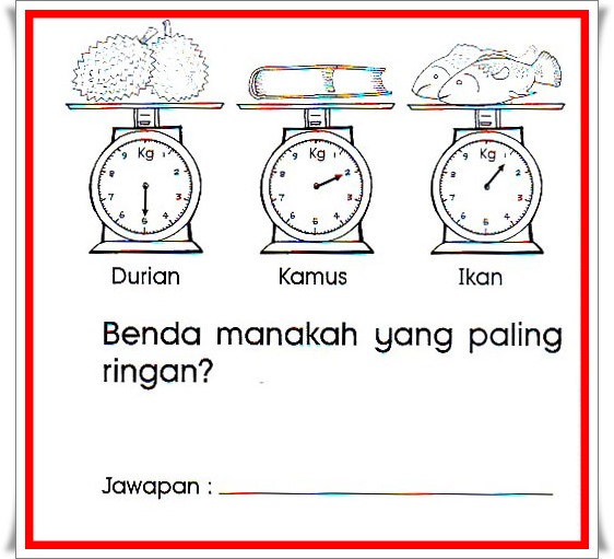 Dunia matematik: Timbangan