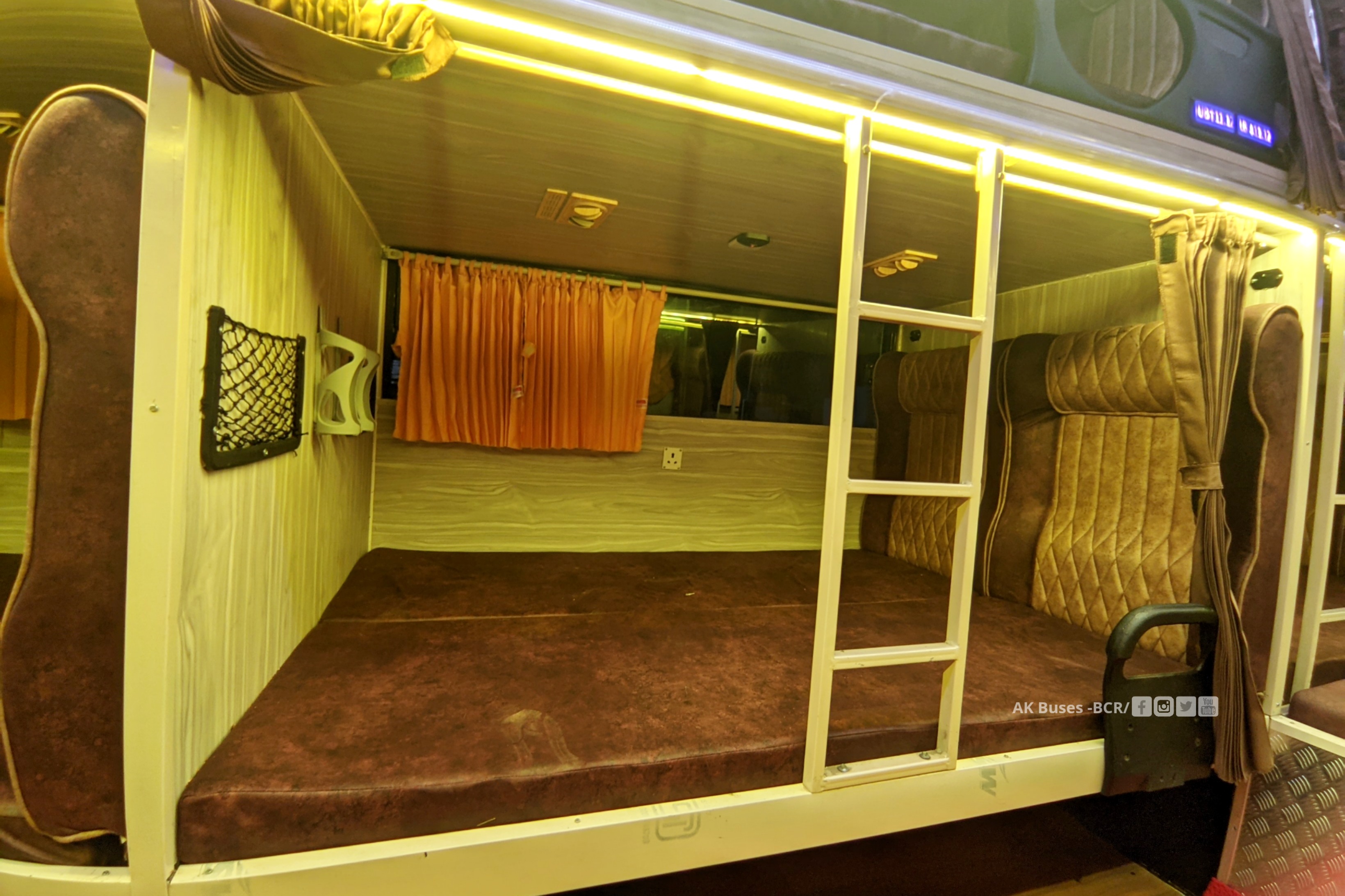 dubey travels new ac bus - double lower sleeper