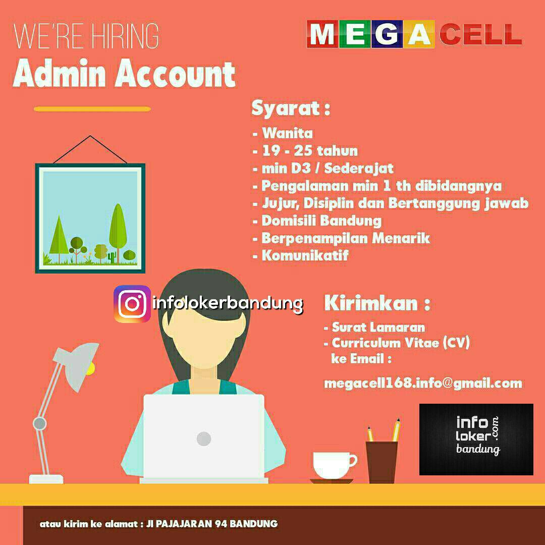 Lowongan Kerja Admin Mega Cell Bandung Mei 2017 - Info 