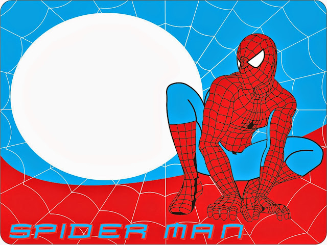 Para hacer Invitaaciones, Marco de Fotos o Tarjetas para Imprimir Gratis de Spiderman.