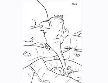 Disney Lumpy from Winnie the Pooh Coloring Pages