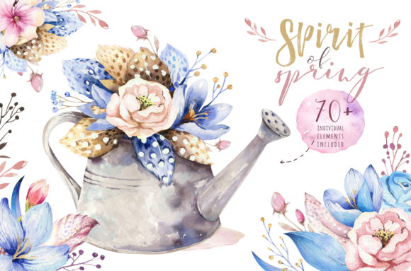 Spirit of Spring Watercolor Collection