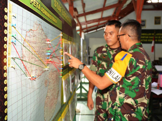 Rindam Pattimura Gelar Latihan Posko Korem Babullah