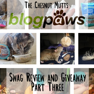 The Chesnut Mutts BlogPaws Swag Review and Giveaway Part Three