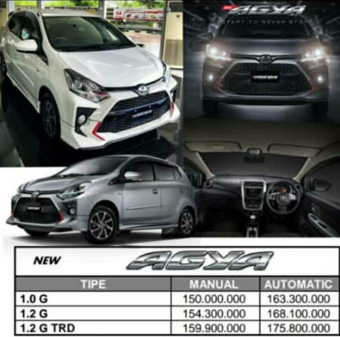  Harga  Astra Toyota Agya 2021 Terbaru di Surabaya Promo 