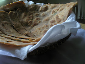 whole wheat corn paratha