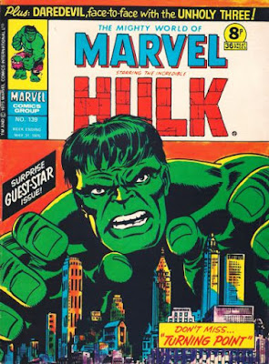 Mighty World of Marvel #139, the Hulk