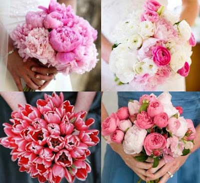 pinkweddingflowerbouquets Left above