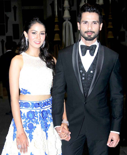 Shahid Kapoor and Mira Rajput Wedding Reception Party