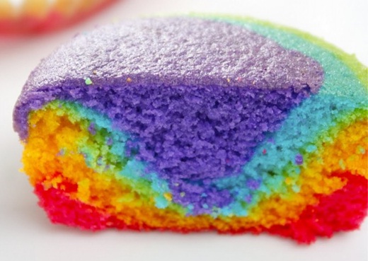 Resep Rainbow Cupcake