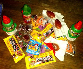 Dulces mexicanos con chile