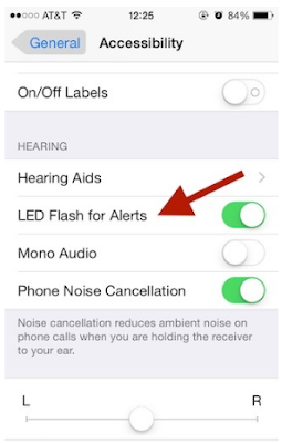 Cara Mengaktfikan LED Notifications di iPhone