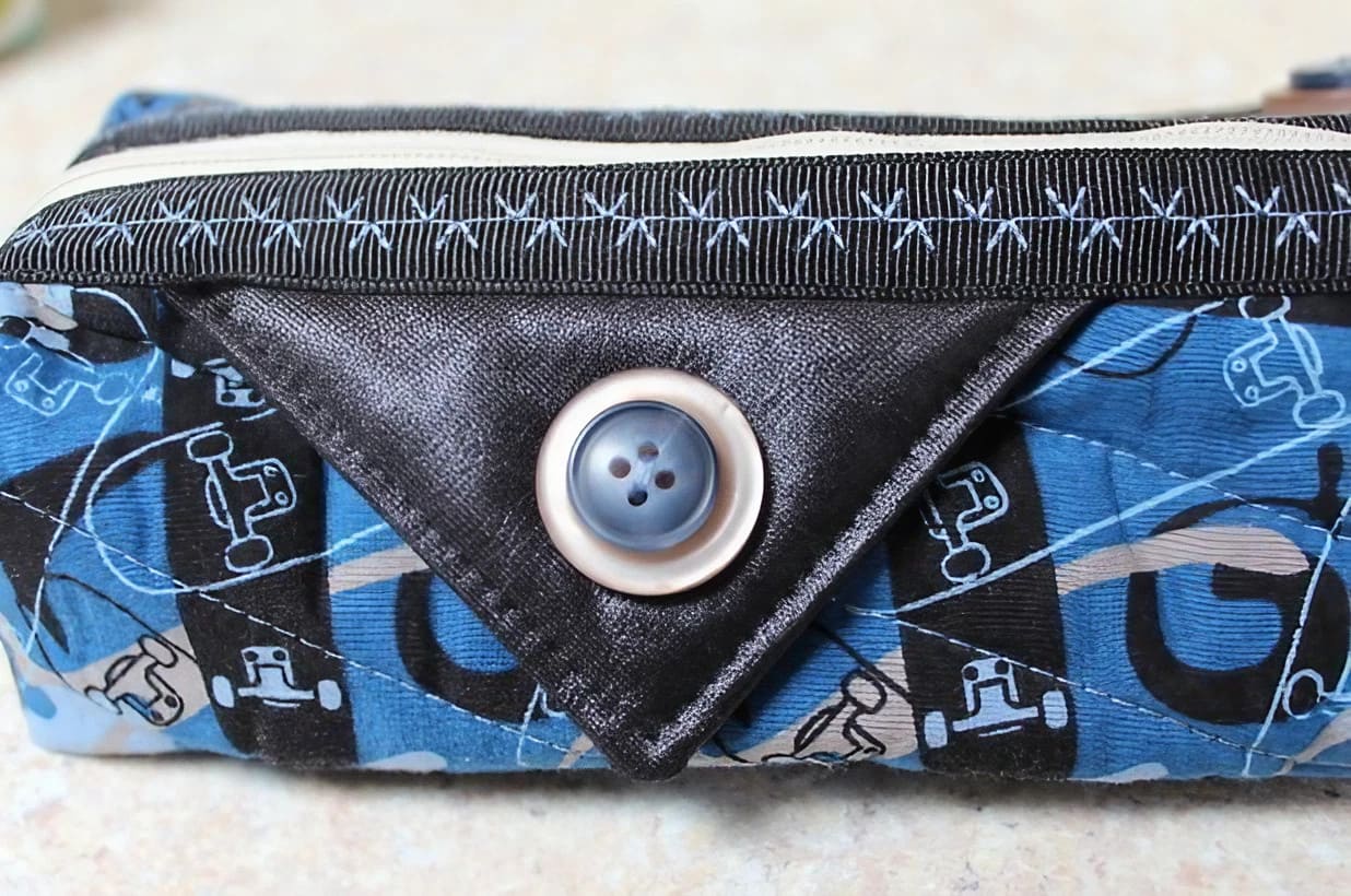 Zippered Box Pouch Sewing Tutorial