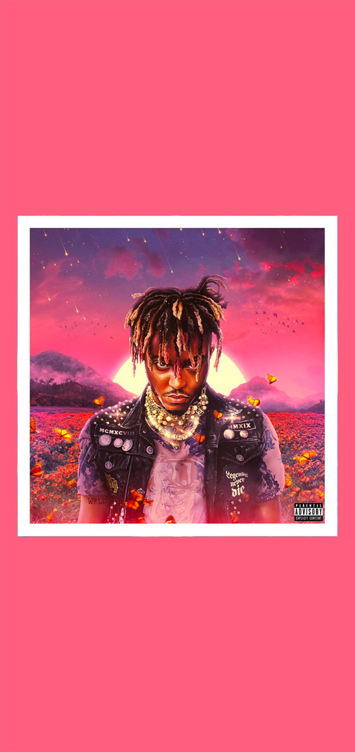 juice wrld legends never die wallpaper album cover