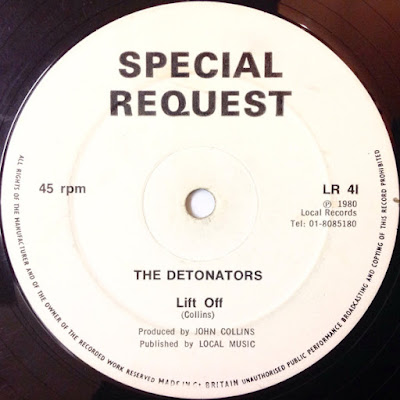 The paper label indicates the song title, band, and label (Special Request)