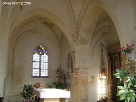 AUTREVILLE (88) - L'église paroissiale Saint-Brice (Intérieur)