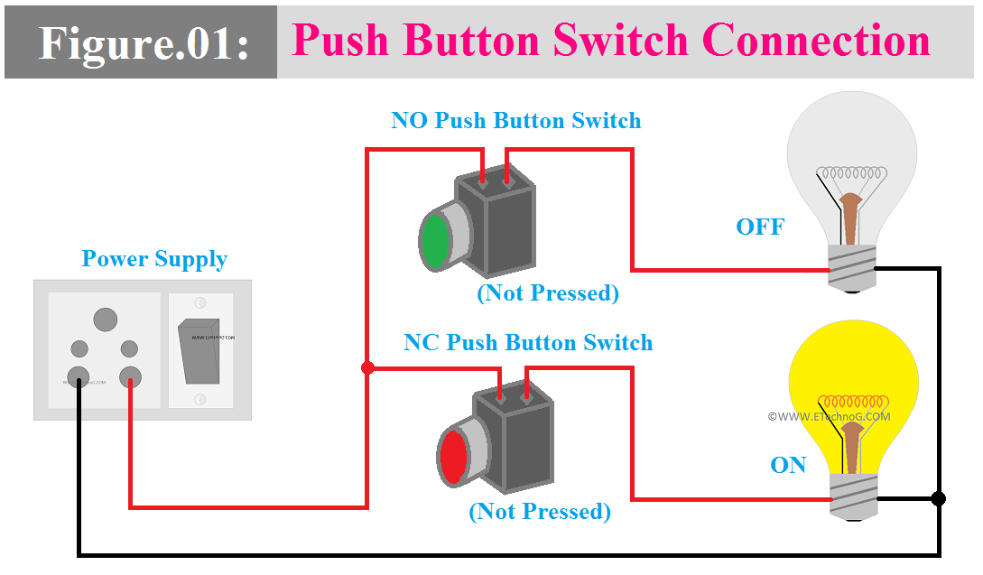 Push Button Switch Connection