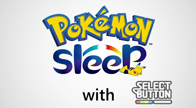 Pokémon Sleep logo Pikachu Select Button