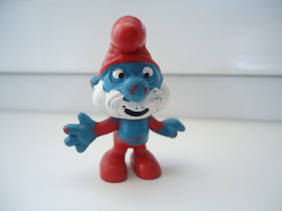 Papa Smurf Figure Peyo W.Germany C.E 2.0001 Schtroumpfe Schlumpf Puffi