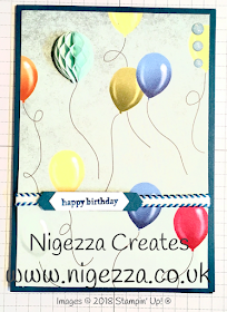 Nigezza Creates Birthday Memories Balloon Card