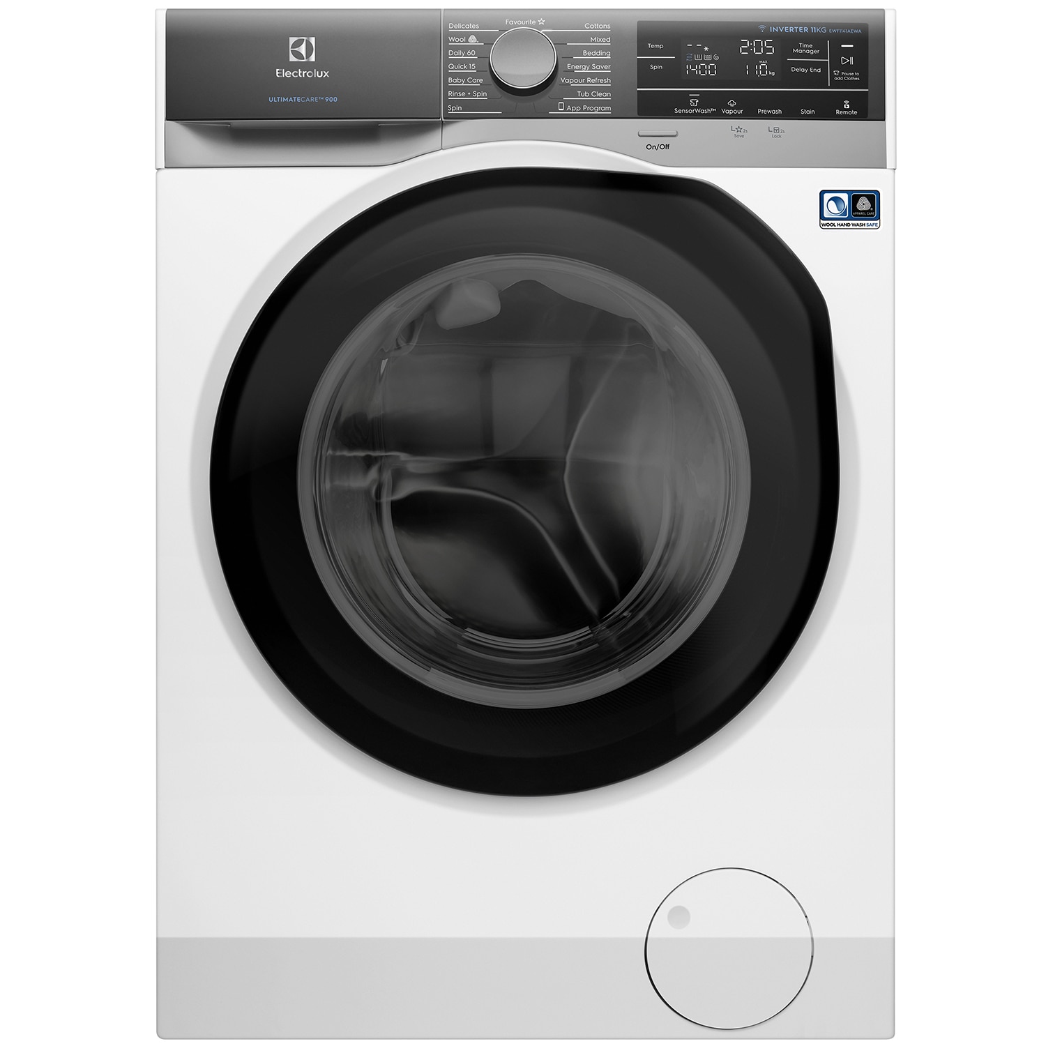 Electrolux EWF1141AEWA 11kg Front Load Inverter Washing Machine