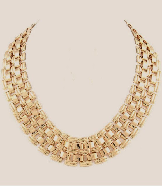  Ladiesfashionsense.com Chain Link Choker/Collar