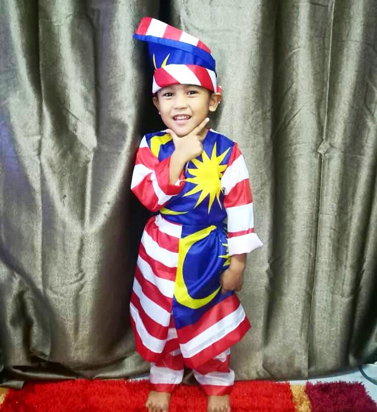 30 Idea Baju Kanak Kanak Bertemakan Jalur Gemilang Sempena 