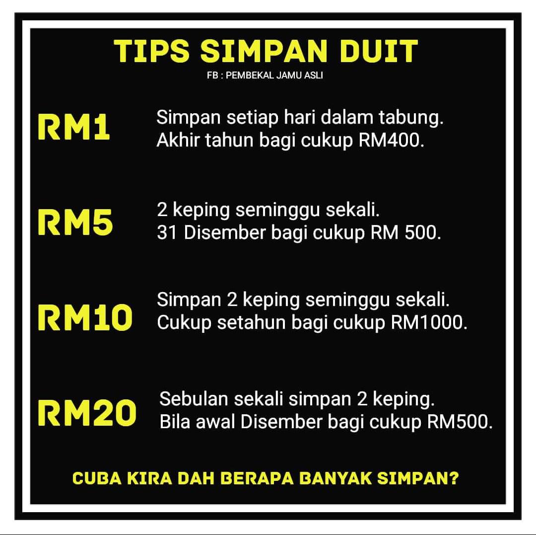 7 Tips cara SURIRUMAH simpan duit