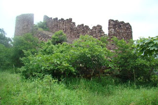 Fatehburj at Hinglaj Fort in Mandsaur district in Madhya Pradesh, India