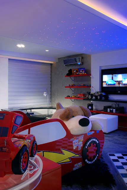 DORMITORIO DE RAYO MCQUEEN DE CARS O MCQUEEN KIDS BEDROOM by dormitorios.blogspot.com