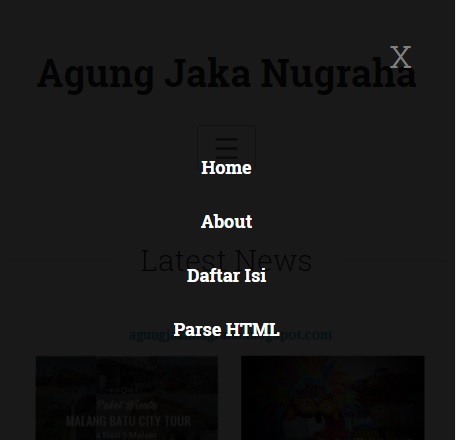 Cara Membuat Menu Fullscreen Overlay Responsive di Blogspot