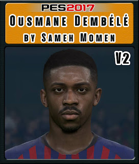 PES 2017 Faces Ousmane Dembélé by Sameh Momen