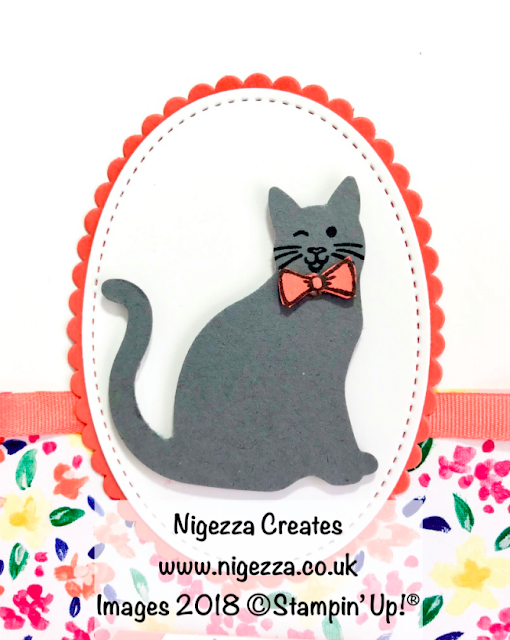 #stampinforall Design Team Challenge Using Stampin' Up!® Cat Punch & Best Bunny Nigezza Creates