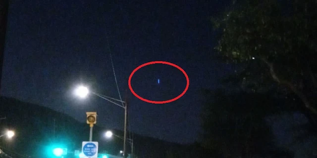 Warga Hawaii Digegerkan Dengan Penampakan UFO Berwarna Biru Dan Putih Terang