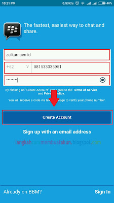 Cara Daftar BBM Versi Baru Dengan Nomor Telepon/ Hp