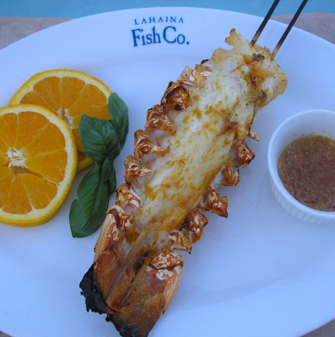 Orange-scented Grilled Lobster Tails